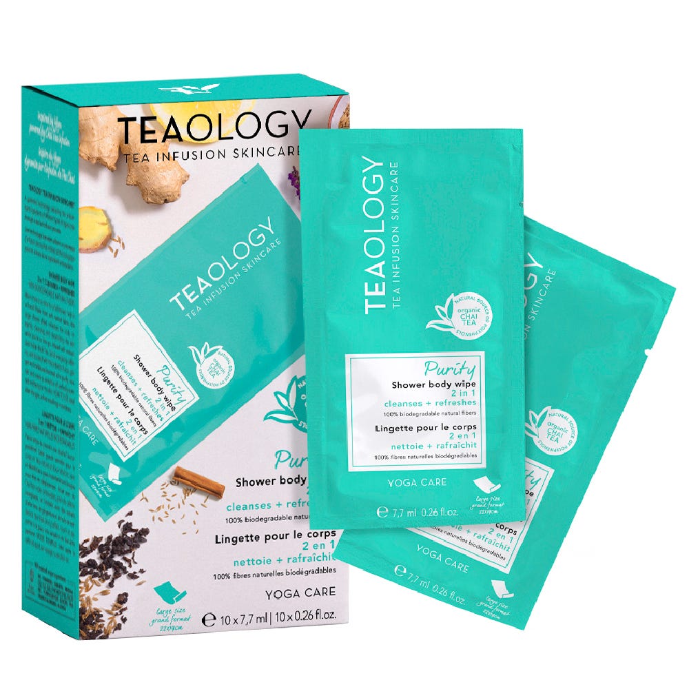Teaology Shower Body Wipe Multipack 10 x 7,7 ml