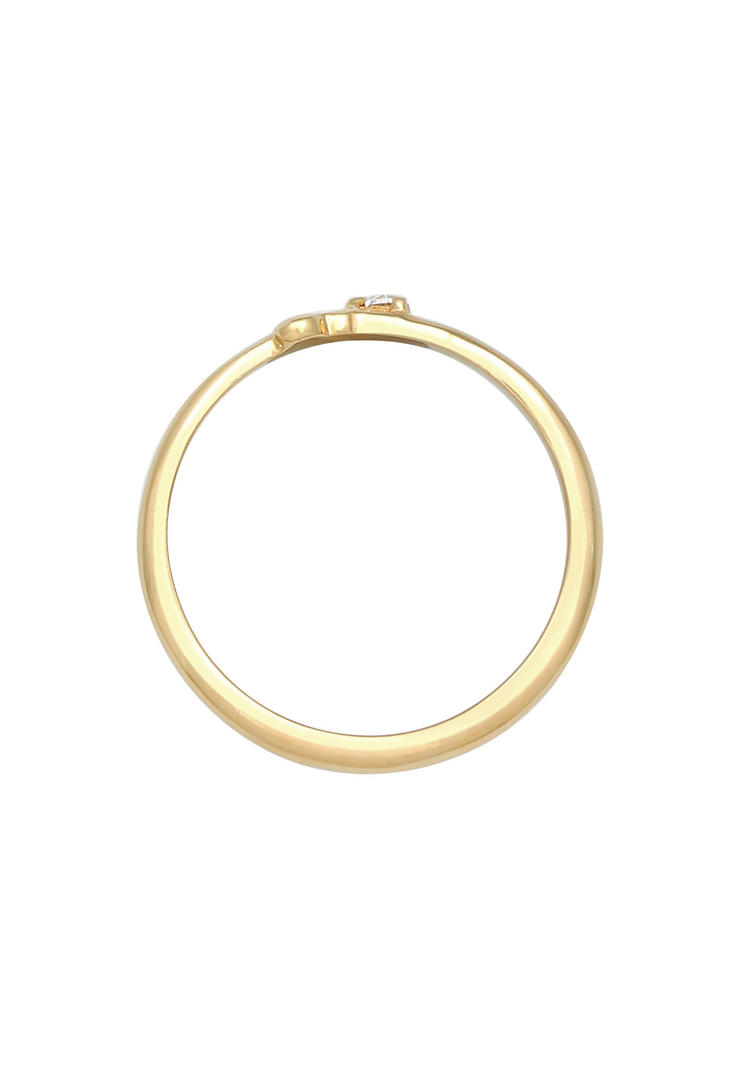 Elli DIAMONDS deimantas (0,03 ct.) širdies simbolis 925 sidabras