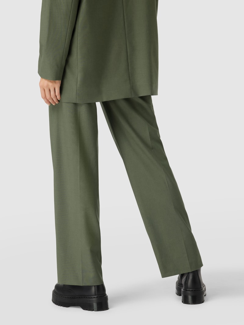 Bundfaltenhose mit Stretch-Anteil - Ana Johnson X P&C in khaki
