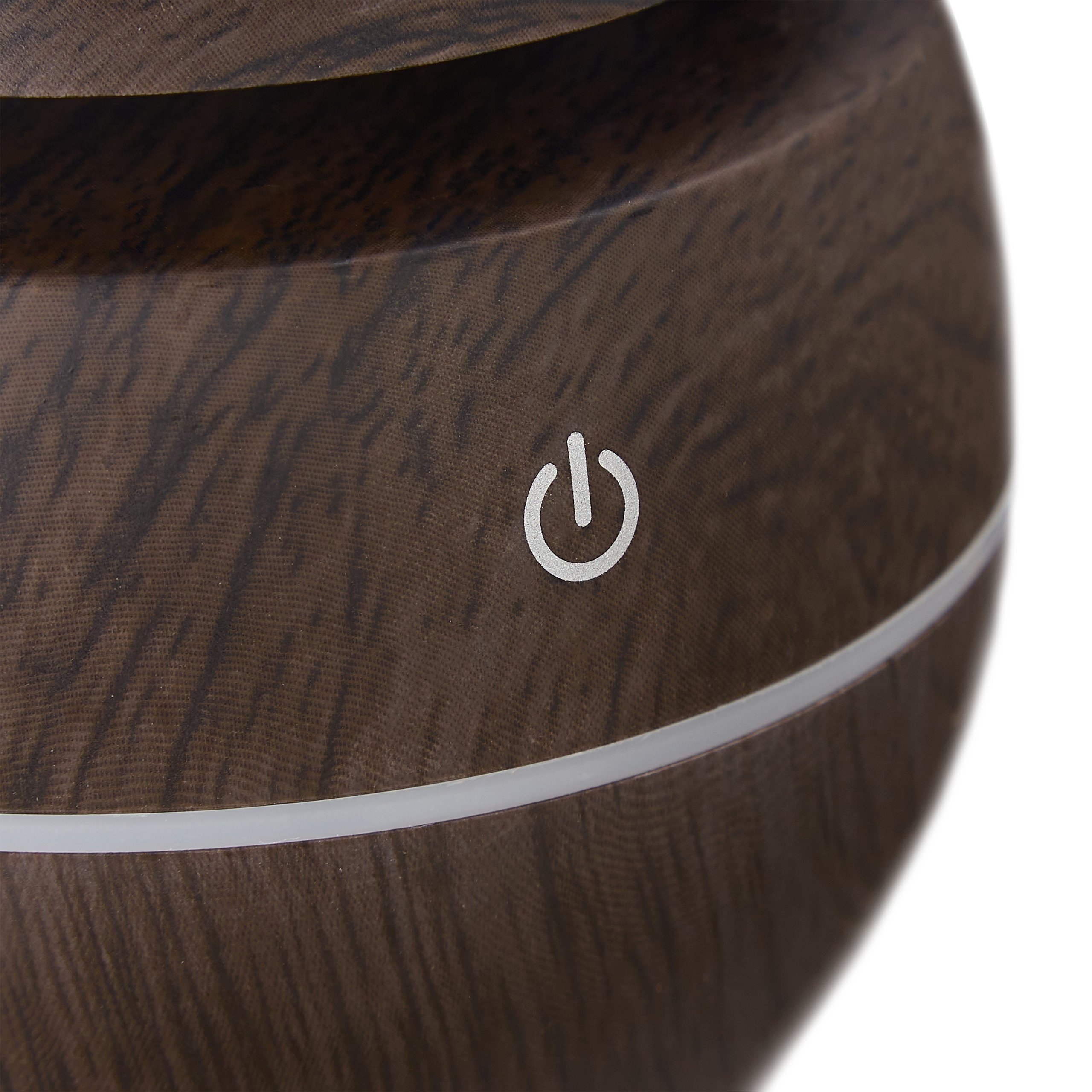 relaxdays Diffuser Aroma Diffuser Holzoptik, Dunkelbraun