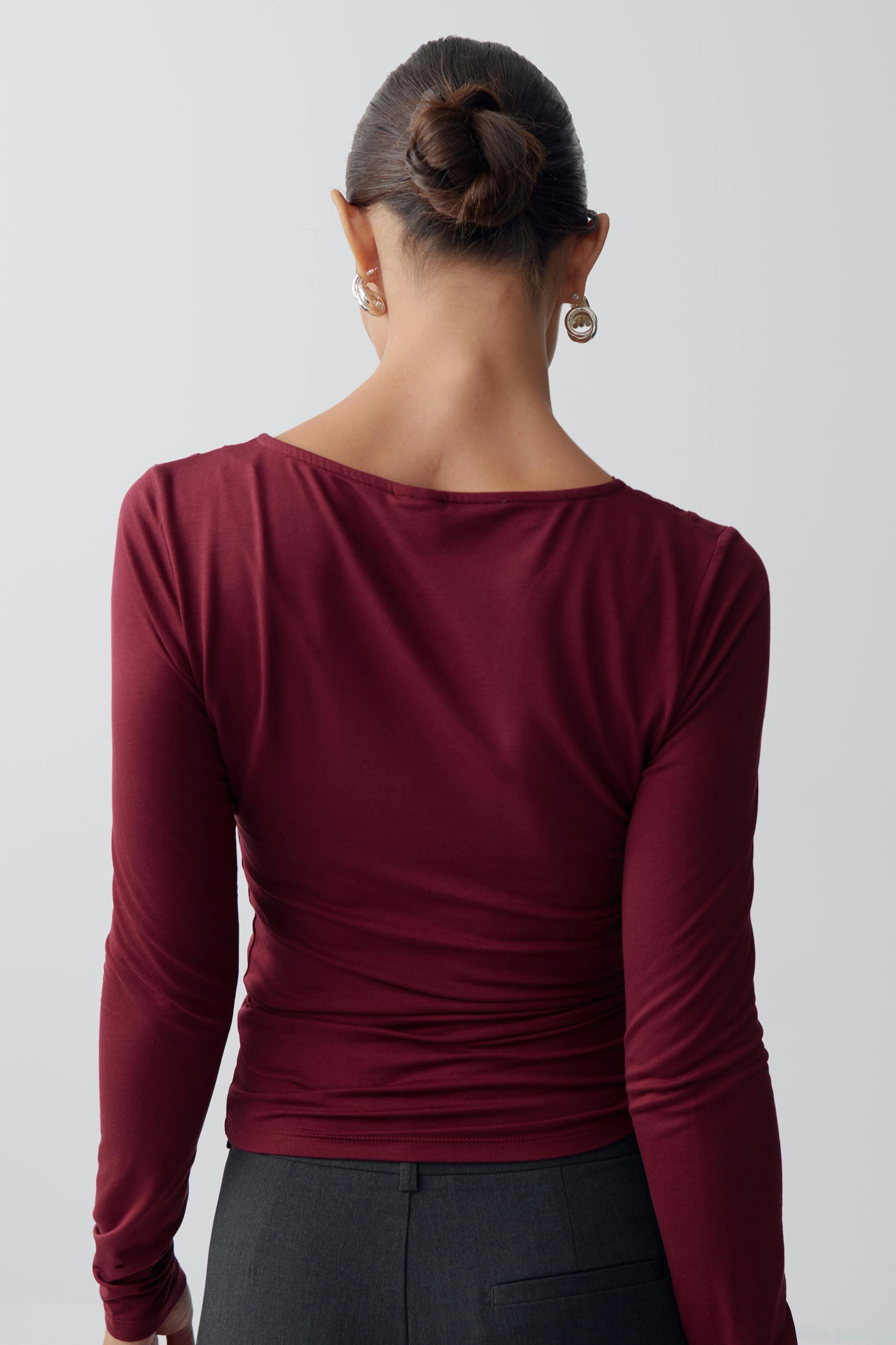 Lace detail top