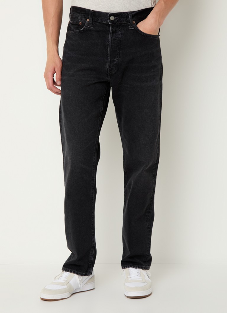 Blugi Ralph Lauren Heritage cu croială dreaptă și denim distressed