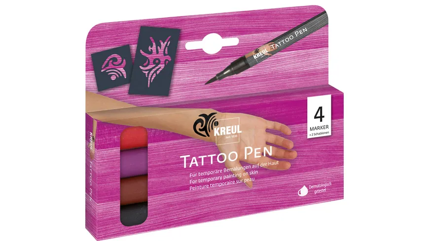 KREUL TattooPen 4er Set
