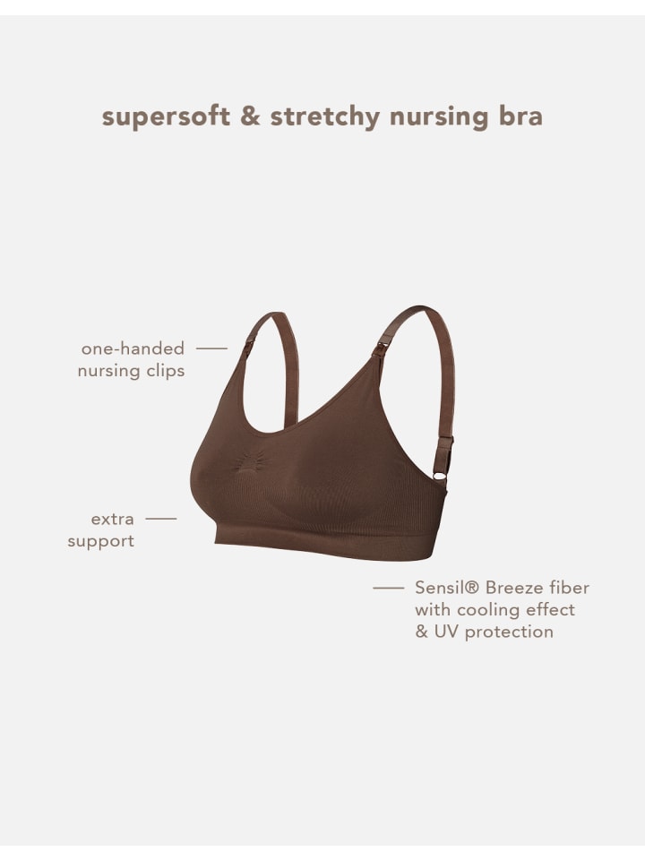 Noppies Nahtloser Still-Bh Hura Sensil® Breeze in Coffee Bean günstig kaufen