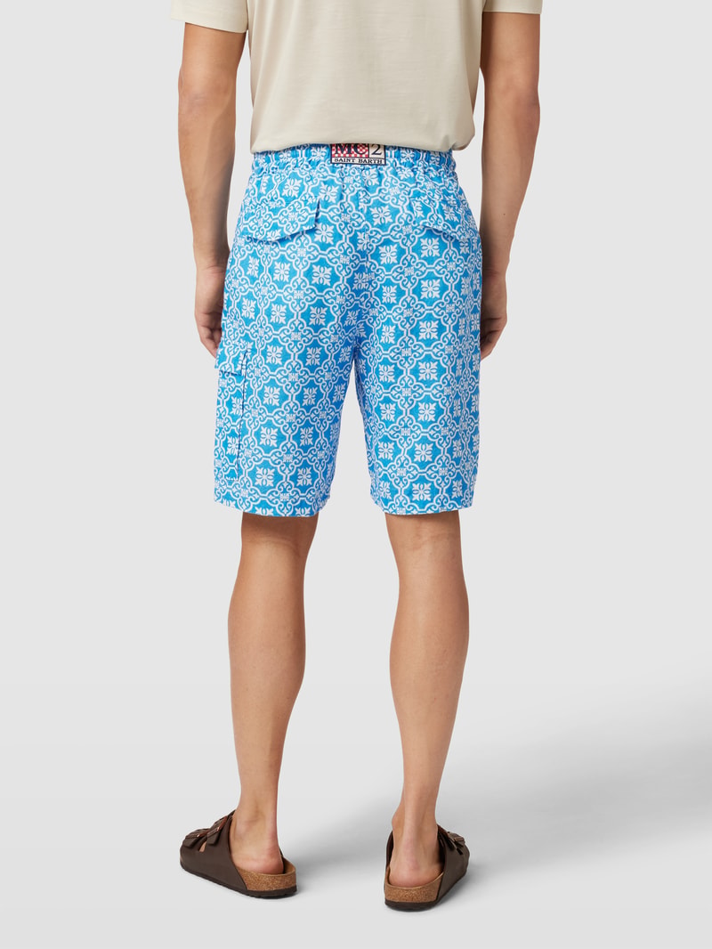 Bermudas aus Leinen Modell 'MARSEILLE' in türkis