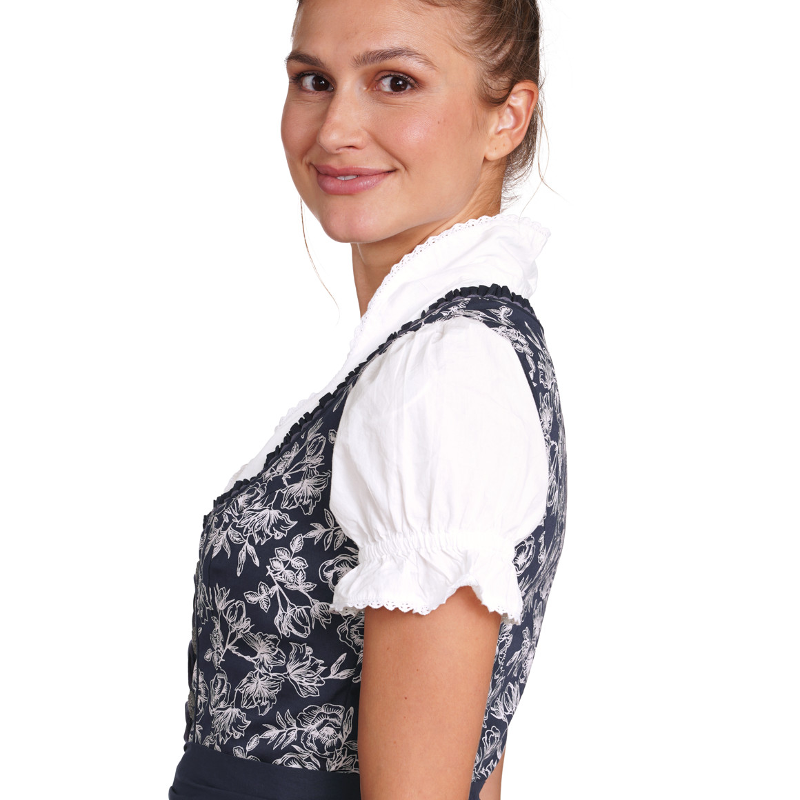 Damen Dirndl, Bluse und Schürze