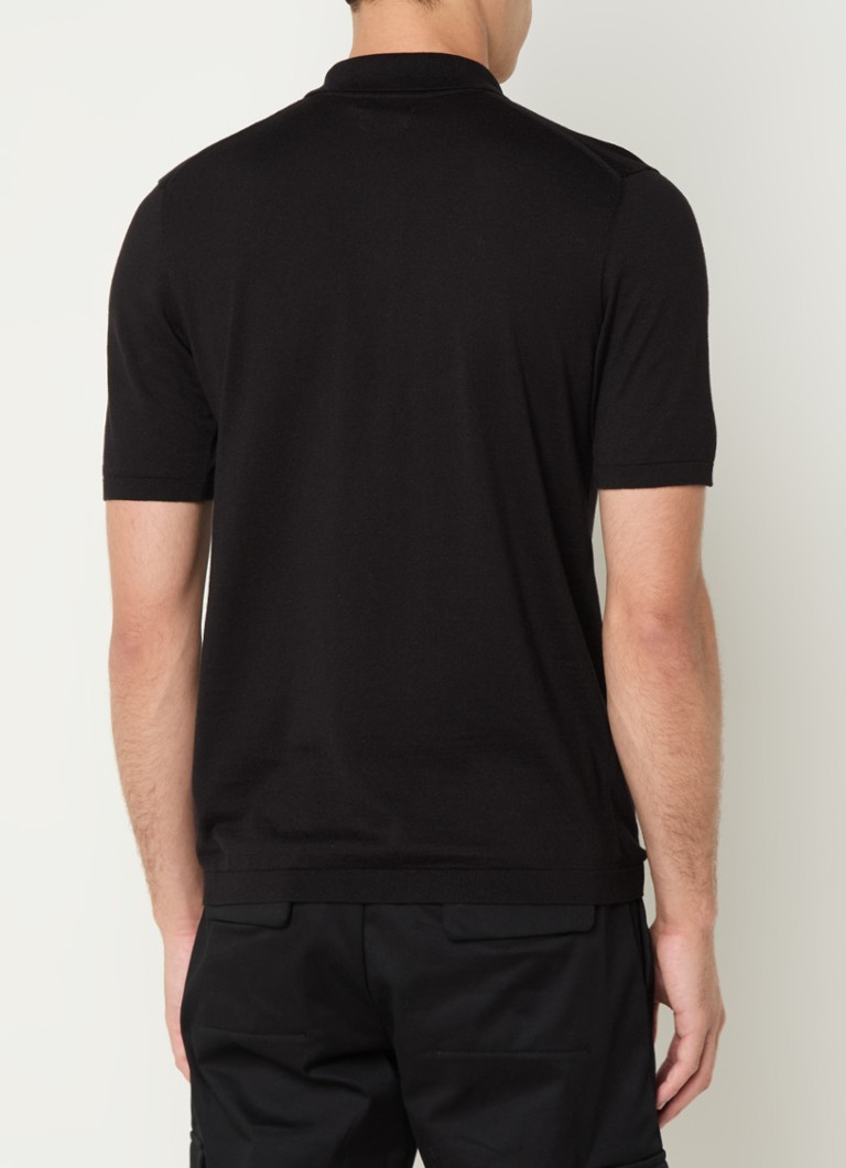 Calvin Klein fino pletena polo majica regularnog kroja od mješavine svile