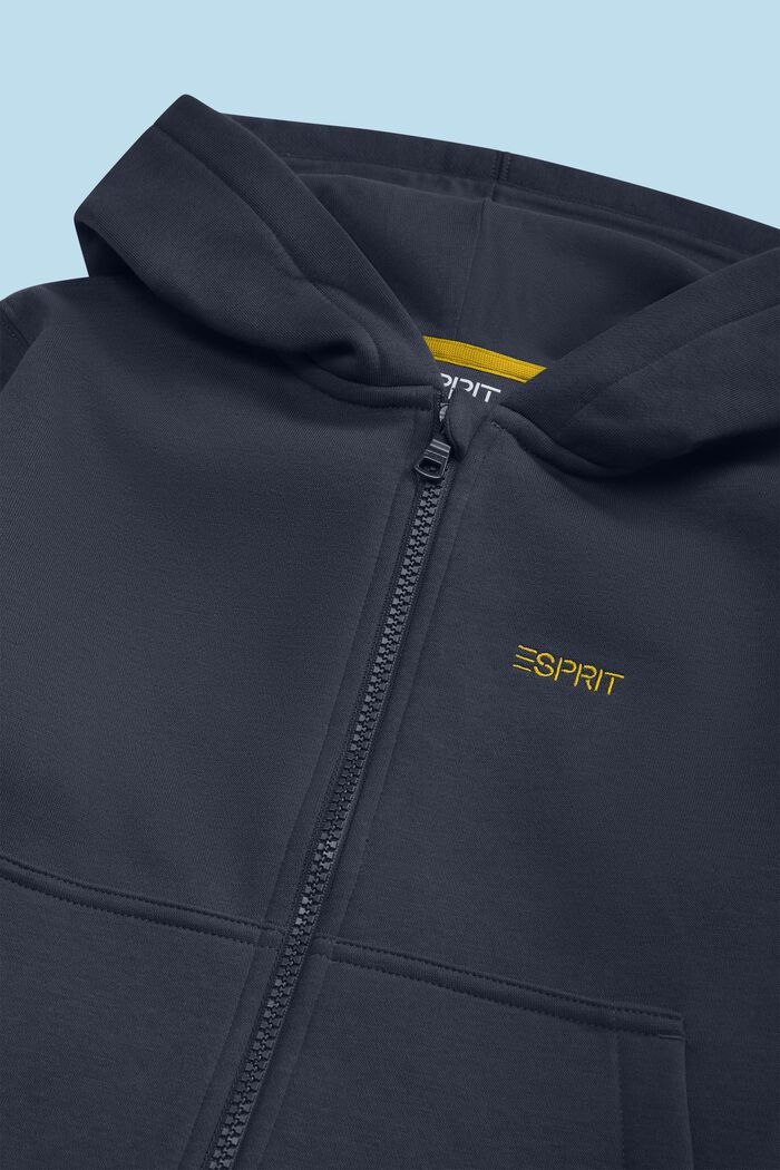 Logo-Kapuzenjacke mit Reißverschluss