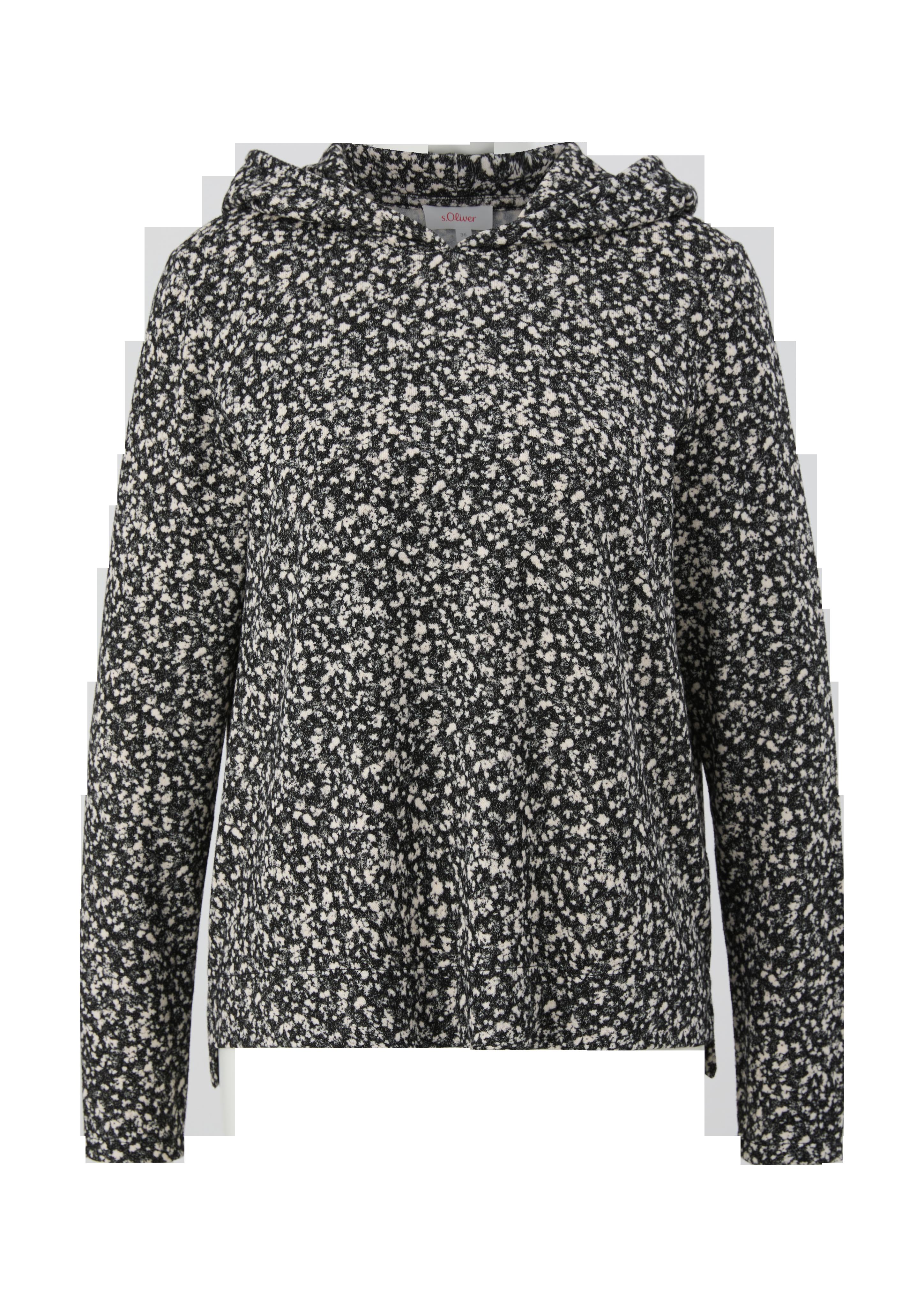 Jersey-Hoodie aus Viskosemix  2121771-99A2