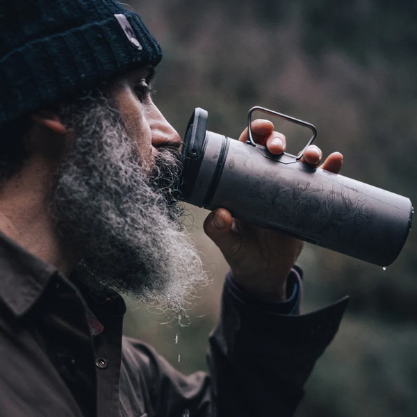 ULTRAPRESS PURIFIER TITANIUM BOTTLE - Trinkwasserfilter