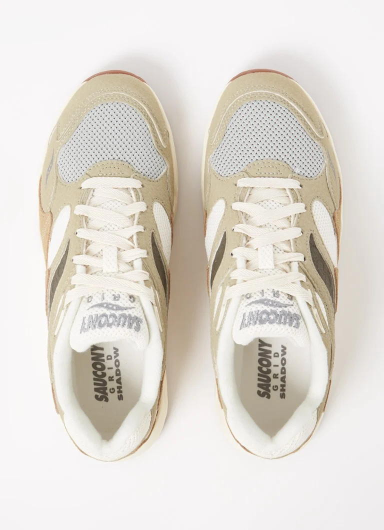 Saucony Grid Shadow 2 sneaker with suede and leather details