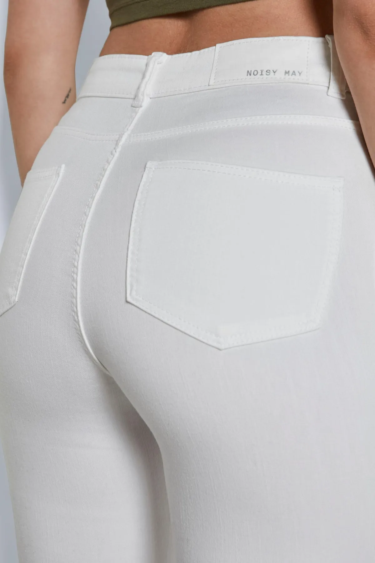 Noisy May  Hellweiße Jeans für Damen/Mädchen