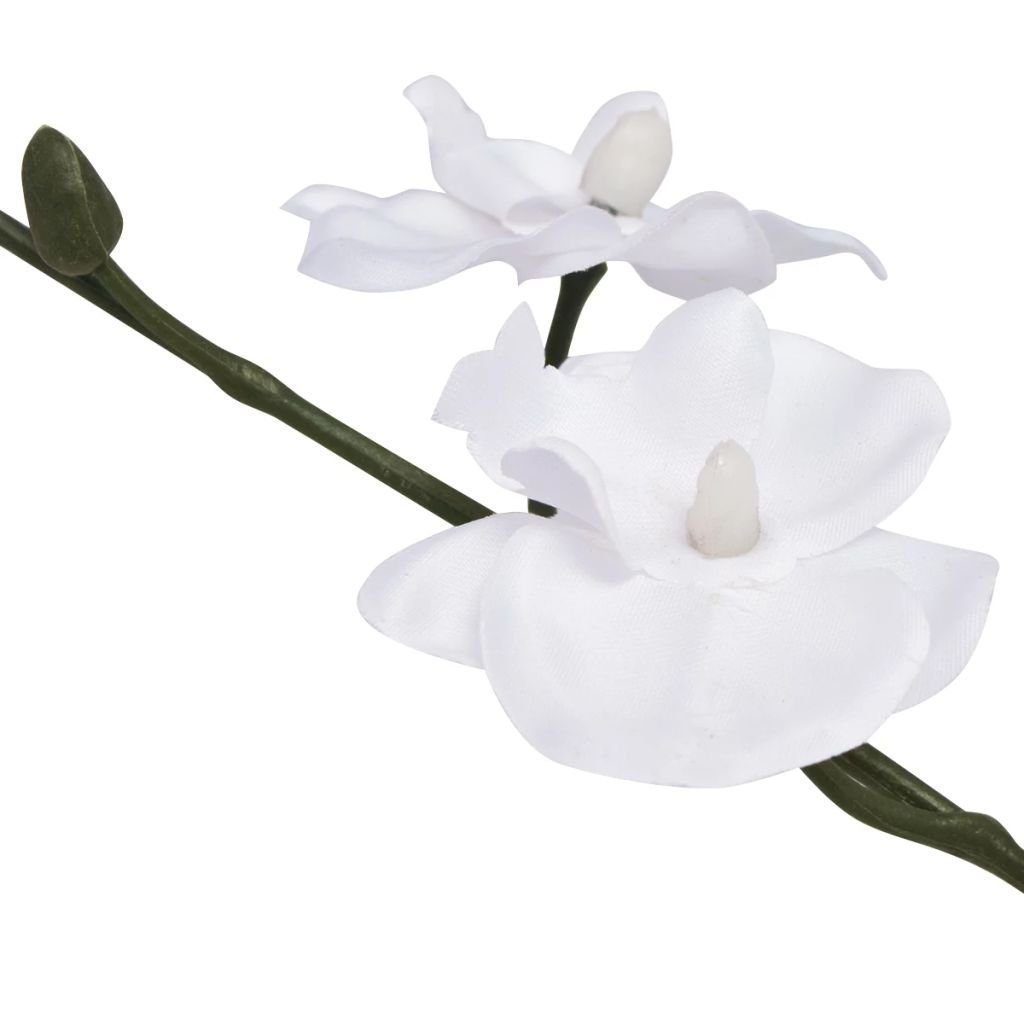 Kunstrasen vidaXL Künstliche Orchidee mit Topf Kunstpflanze Kunstblume mehrere Auswahl, vidaXL