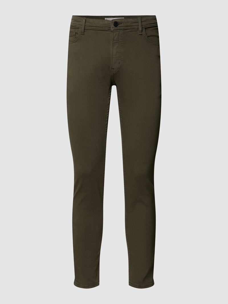 Skinny Fit Jeans mit Modell 'billy' in camel