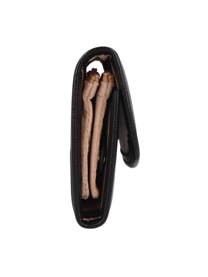 Windrose Beluga Schmucktasche 20 cm Leder in schwarz günstig kaufen onesize