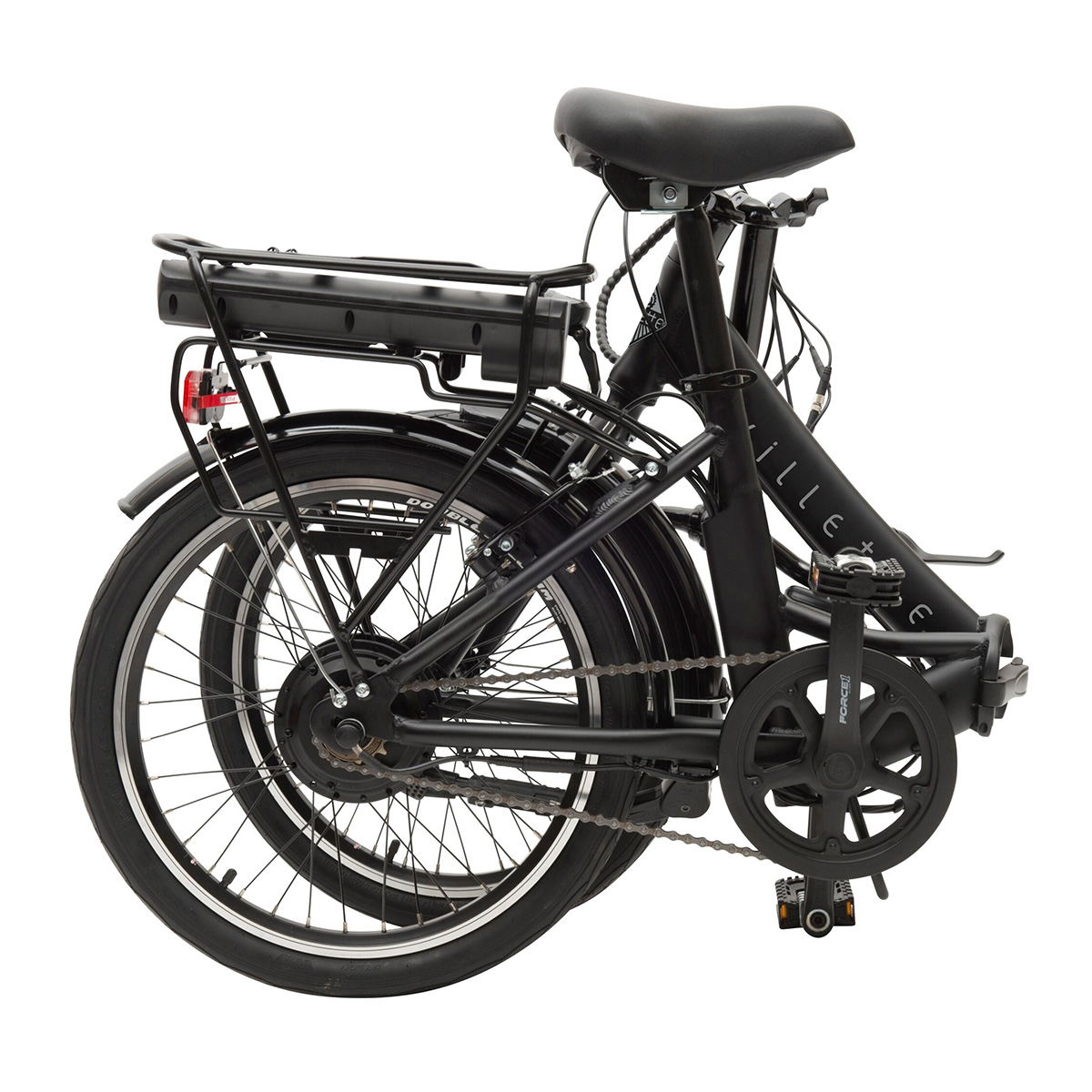 Villette les Vacances, faltbares E-Bike, 6 Sp, 20 Zoll, Schwarz