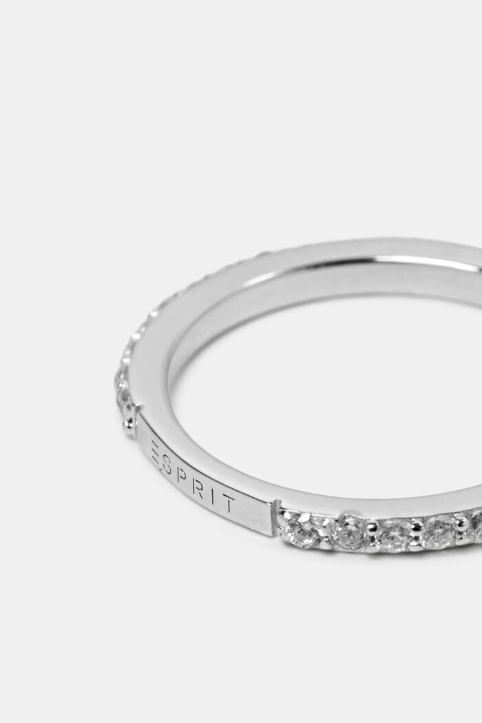 Zirkoniaring aus Sterlingsilber