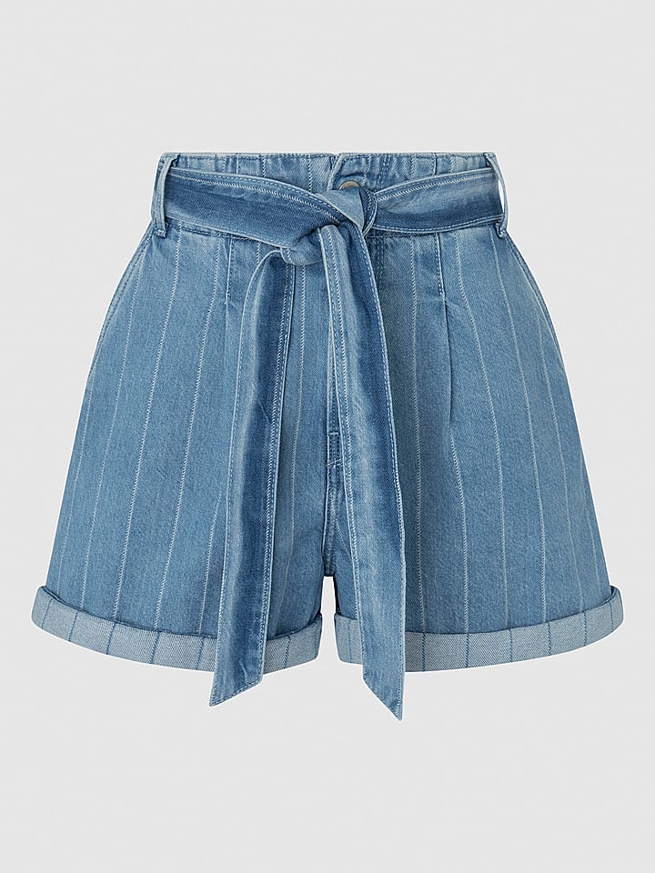Pepe Jeans Jeans-Shorts in Blau günstig kaufen