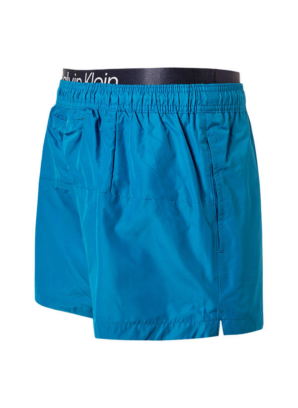 Calvin Klein Swimwear, Badeshorts, Mikrofaser, capriblau