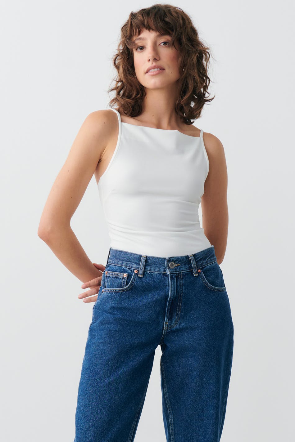Boatneck singlet