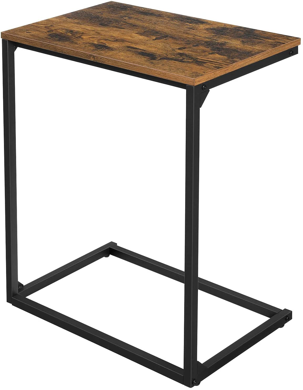 Vasagle Sofa-Beistelltisch, 55x35x66cm, Rustikales Braun