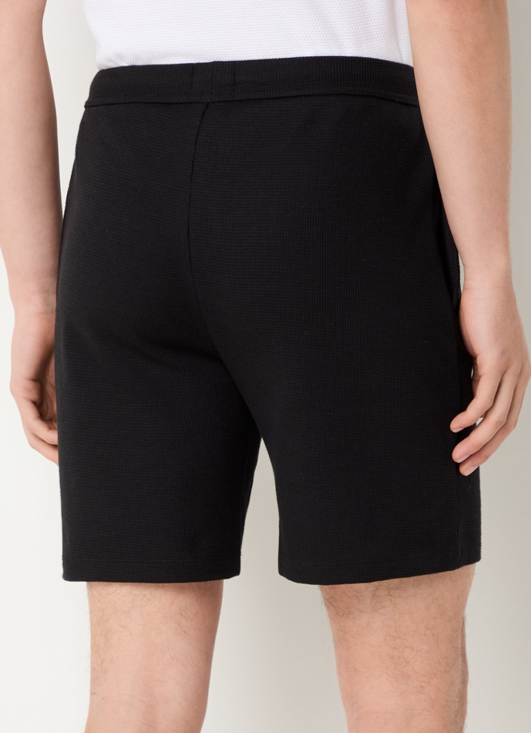 HUGO BOSS Textured pajama shorts