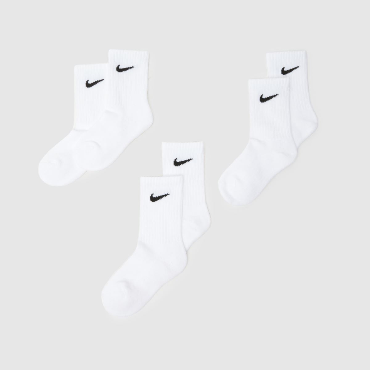 Nike vita barns basic crew-strumpor 3-pack