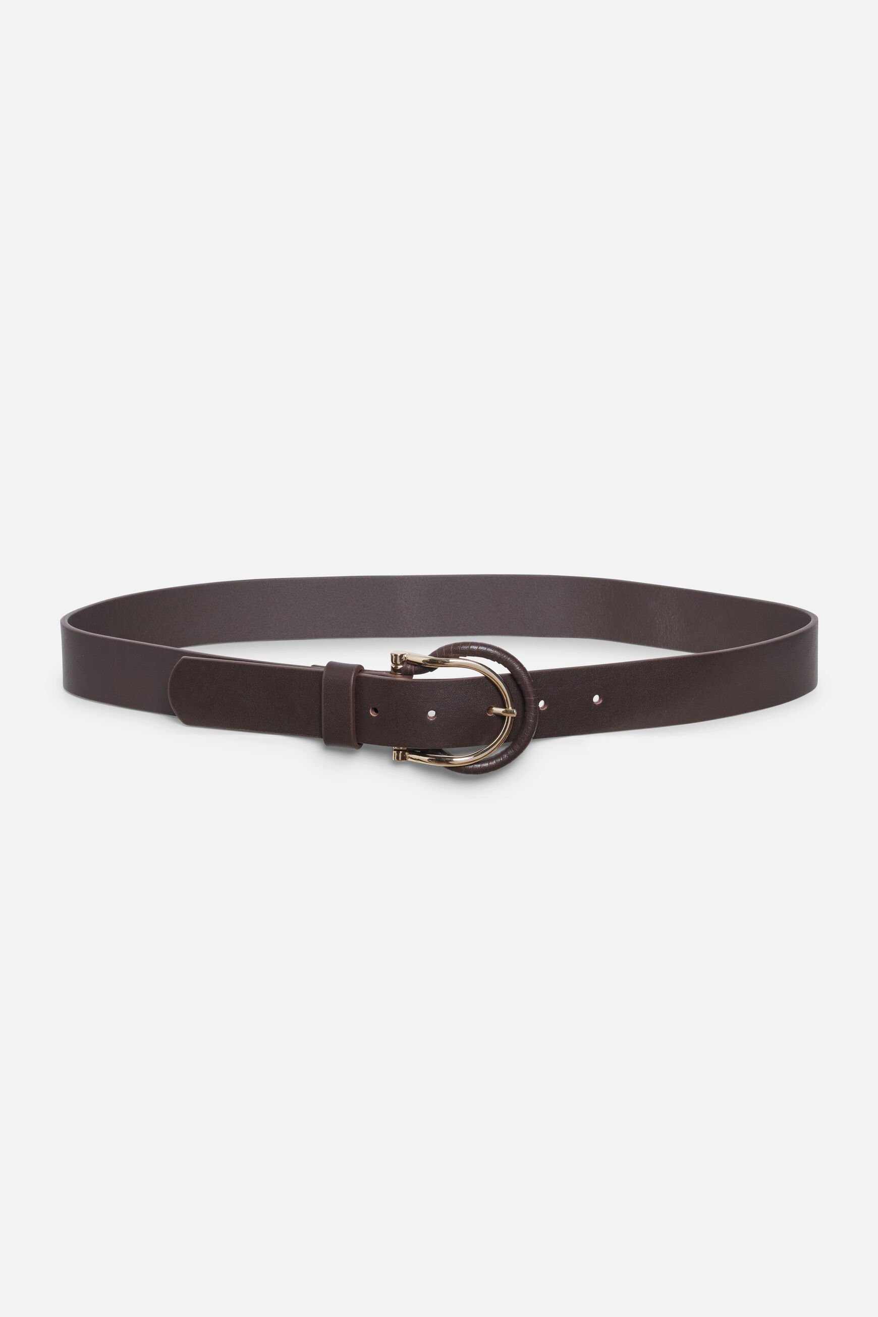 ceinture romane 100% cuir marron femme