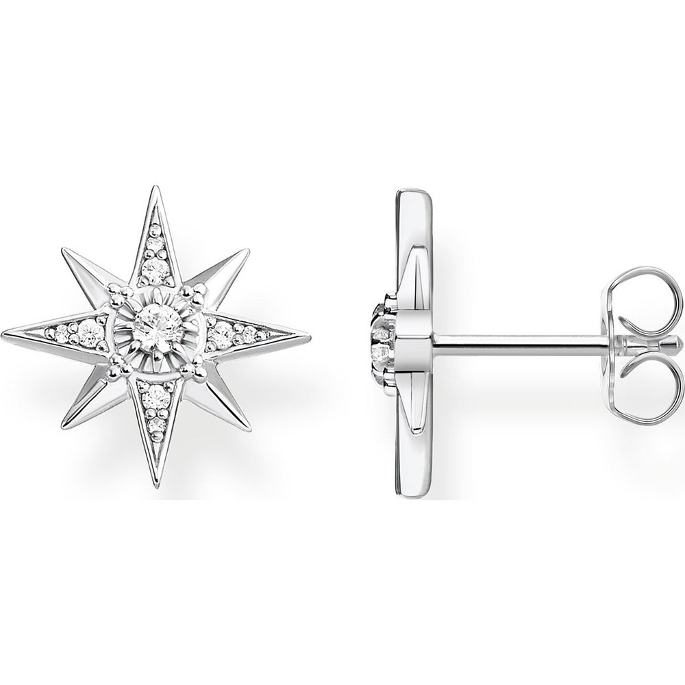 Thomas Sabo Boucles d'oreilles à fermoir à poussette 925 Argent Boucles d'oreilles