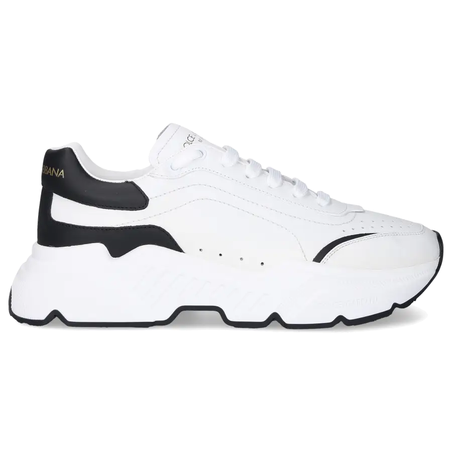 Dolce & Gabbana - Sneaker low DAYMASTER Nappaleder - weiß