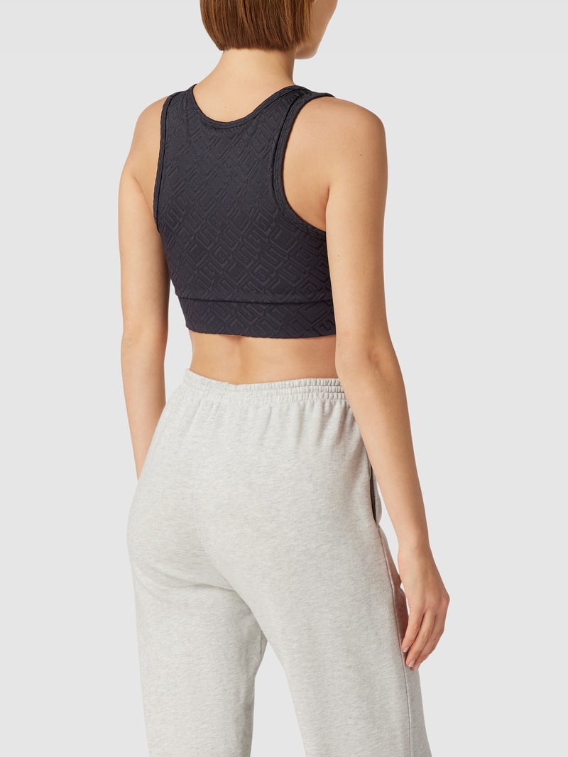 BH mit Label-Details in schwarz