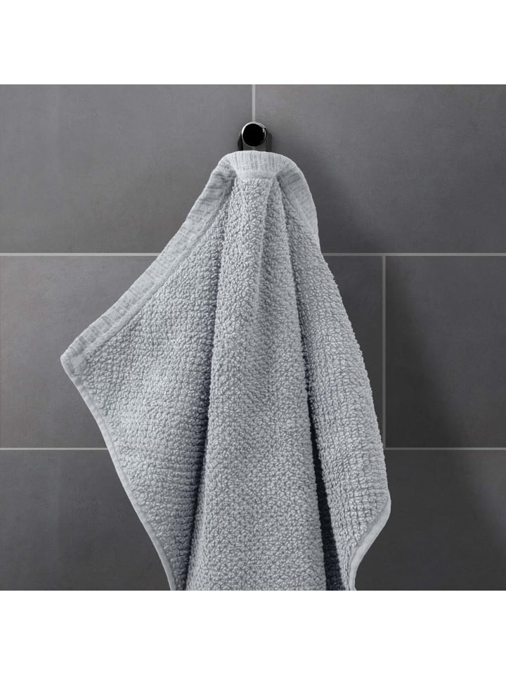 GMD Living Mikro-Baumwollhandtuch HABY in Silver günstig kaufen
