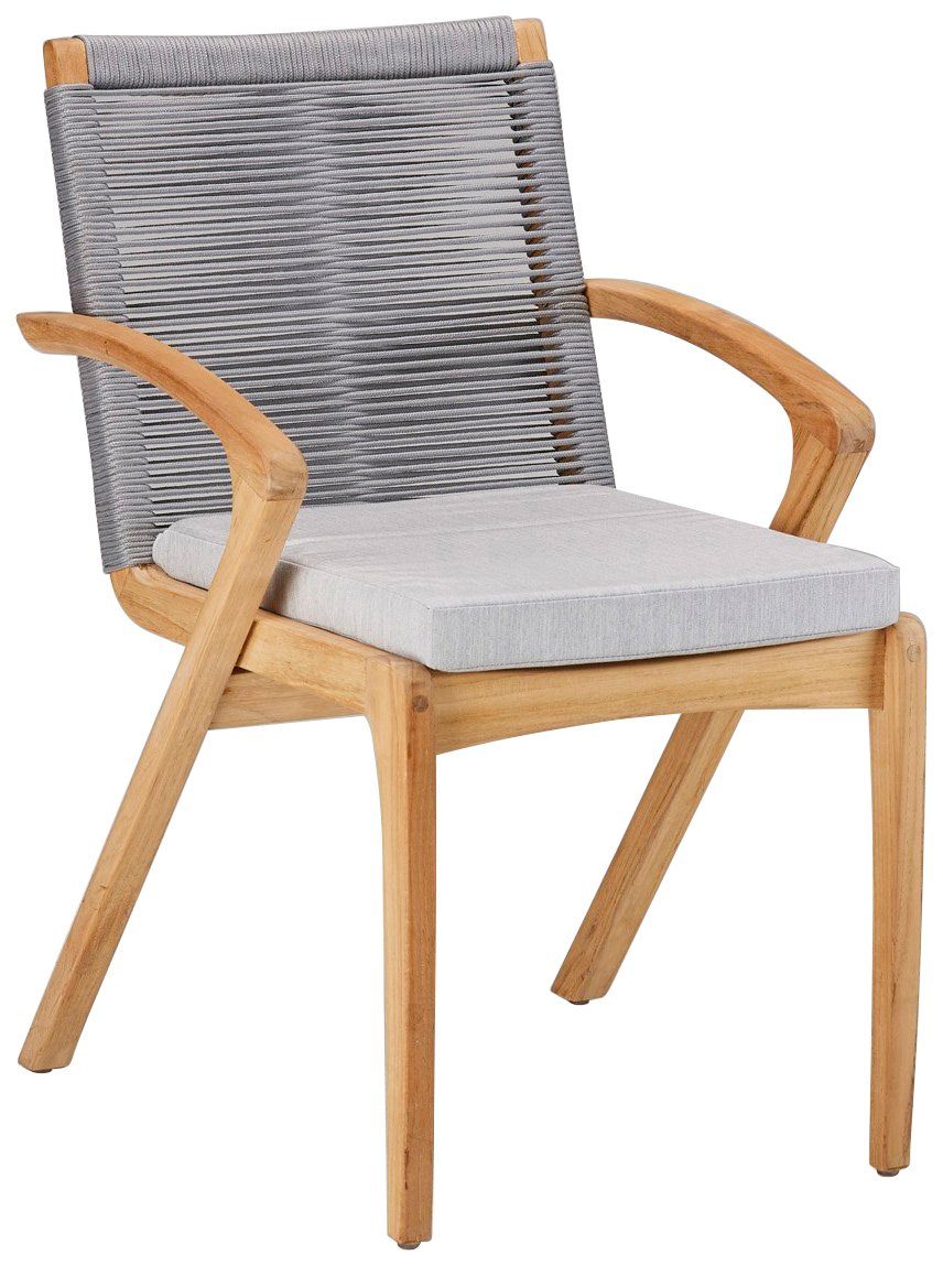 Best Gartensessel Agadir (1-St), Teakholz, grau