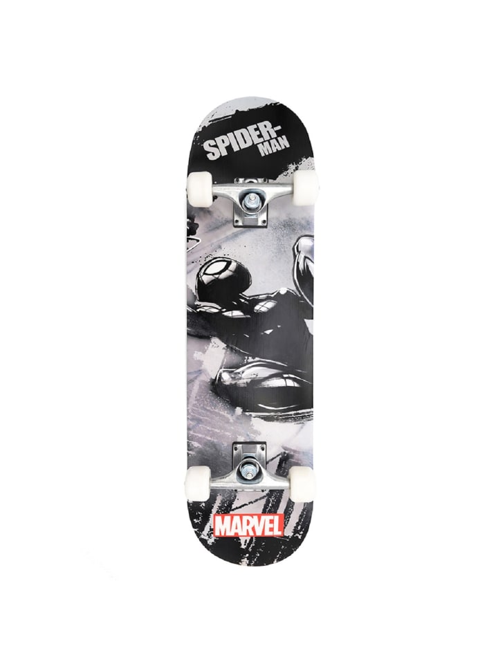 Spiderman Skateboard Perfekt für Gehwege & Parks 79x20x12 cm in Schwarz günstig kaufen 79