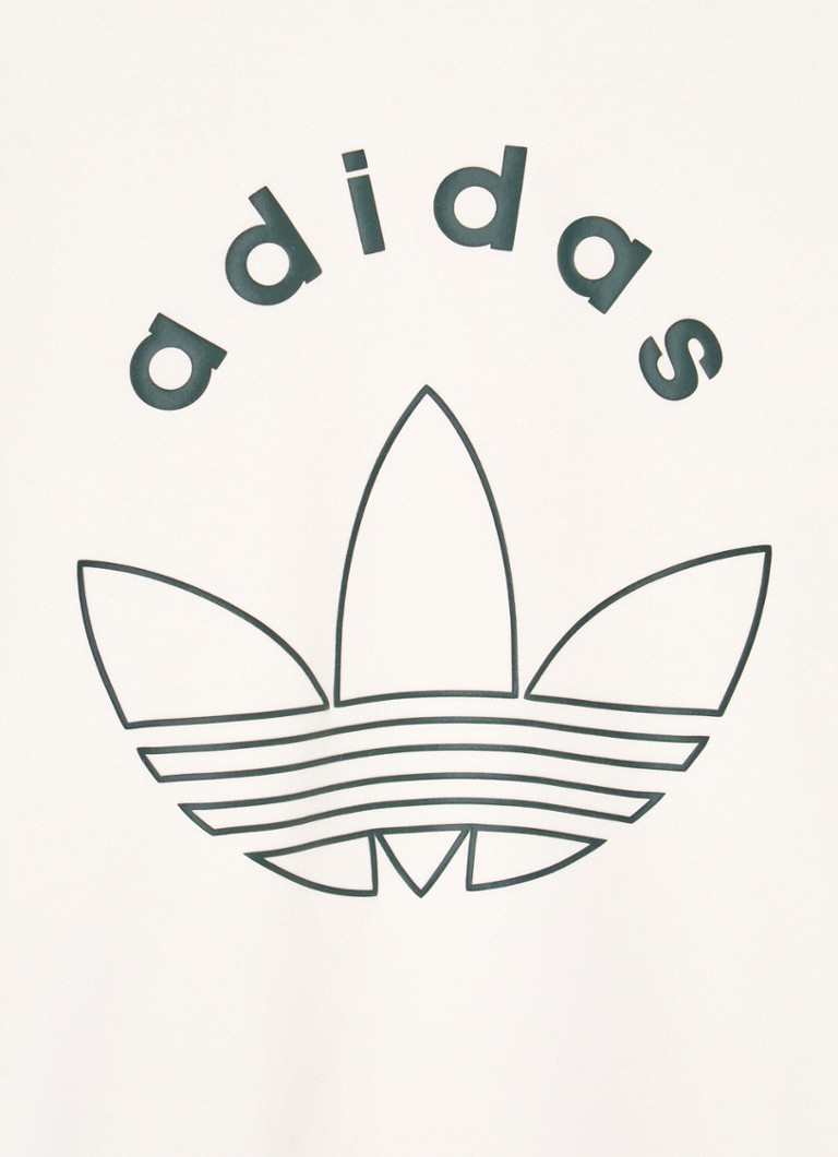 Felpa girocollo Adidas con logo stampato