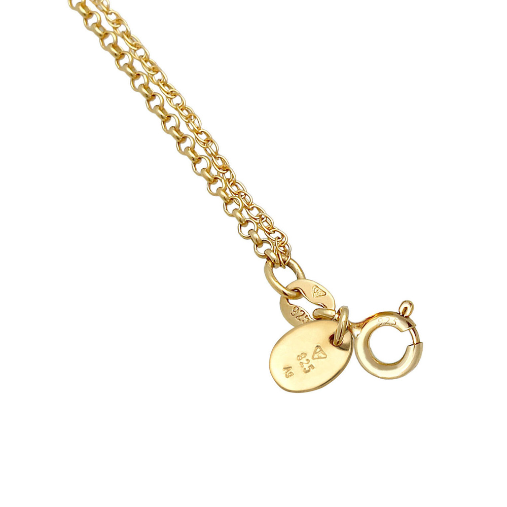 Elli PREMIUM Elli PREMIUM Collier Pendentif Femme Couche Soleil Lune Serpent avec Pierre de Lu collier