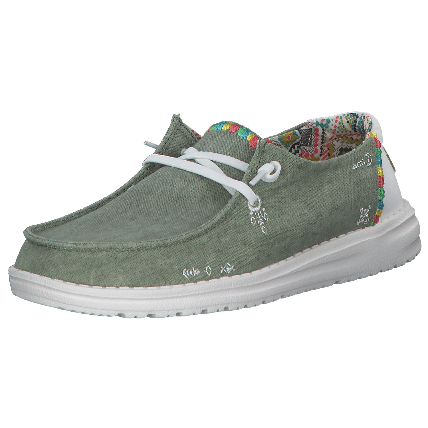 Hey Dude 40054, Schnürschuhe, Damen, olive