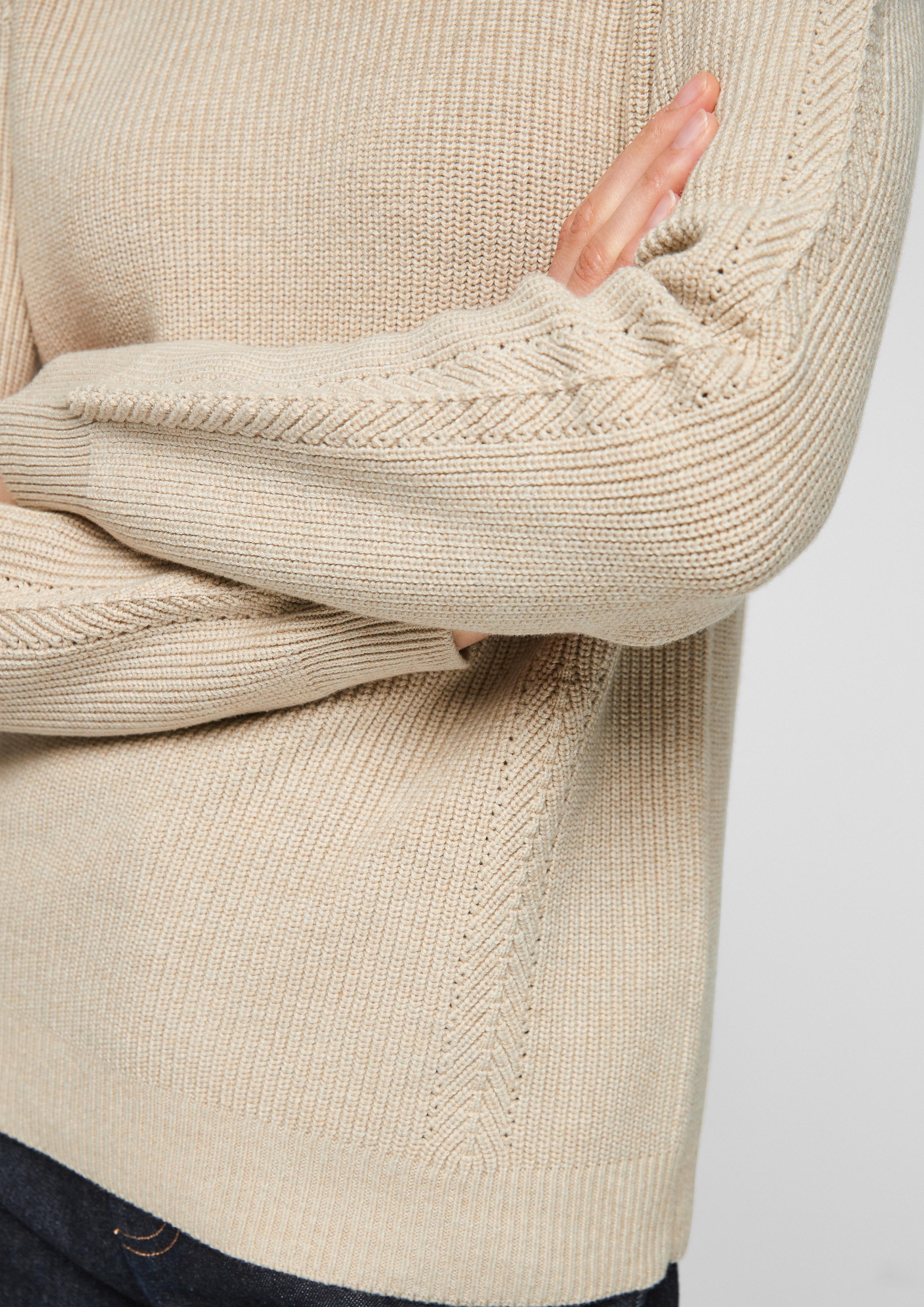 Strickpulli mit Stehkragen  04.899.61.X061-81W2