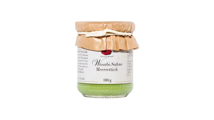 Gourmet Berner Wasabi-Sahne-Meerrettich Creme 180 g