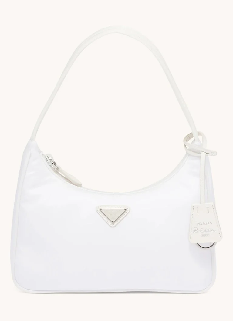 Sac bandoulière Prada Re-Nylon Réédition 2000 Mini avec logo