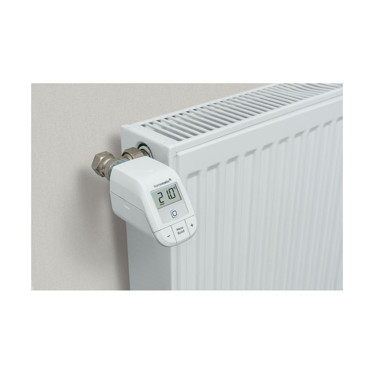 Homematic IP Heizungssteuerung Basic für 4 Heizkörper. Smart-Home Starter-Set