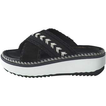 Tamaris Pantolette in schwarz