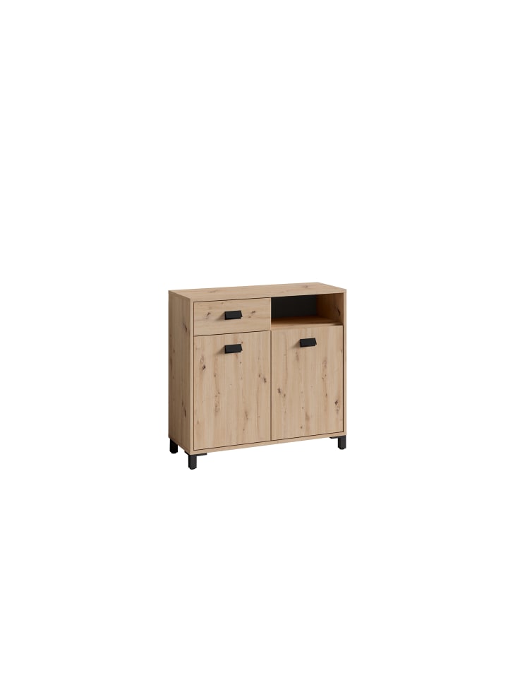 byLiving Badezimmer-Kommode Wellness in Artisan Eiche - (B) 80,5 x (H) 77,5 x (T) 31 cm günstig kaufen onesize