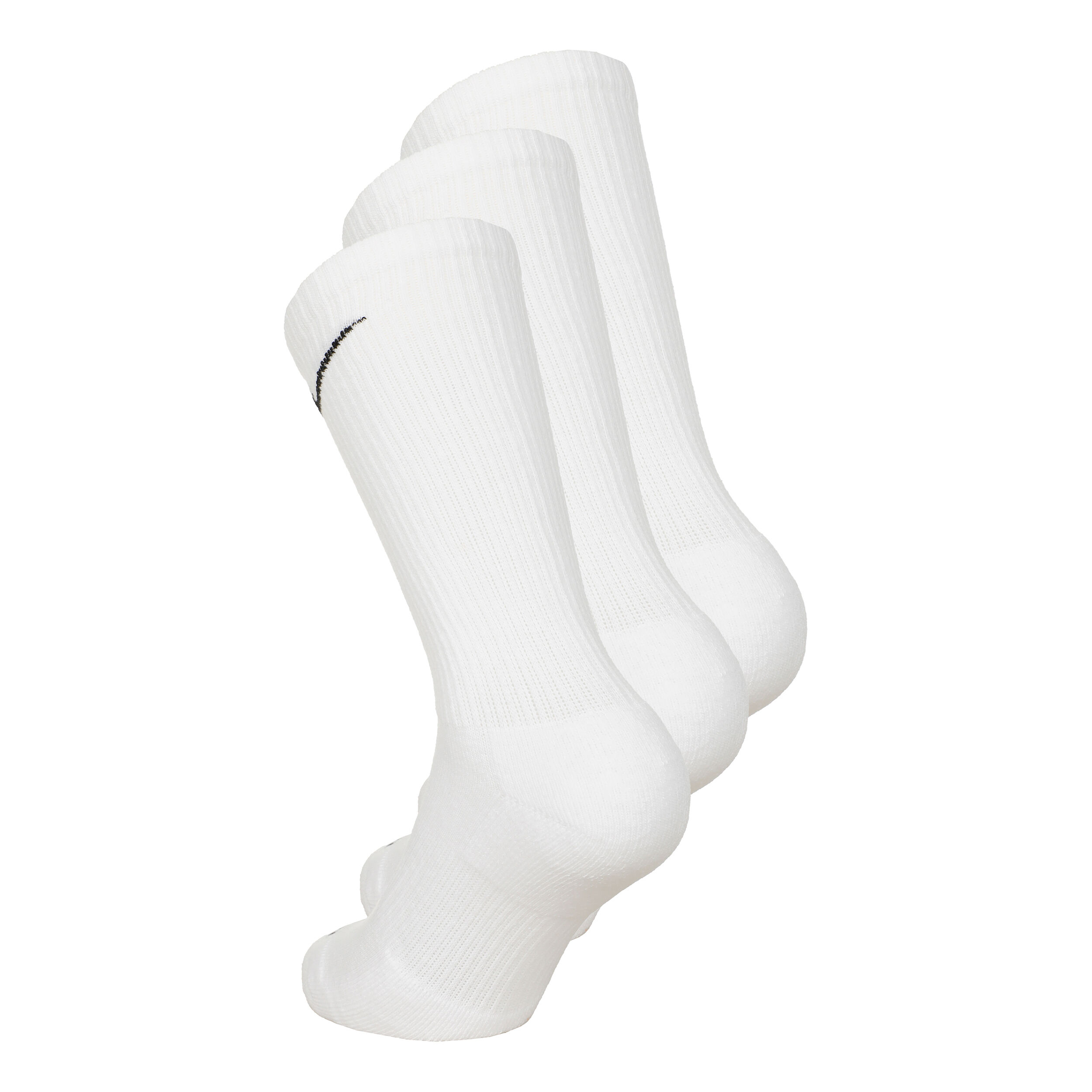 Everyday Plus Cushioned Crew Sportsocken 3er Pack - Weiß, Schwarz