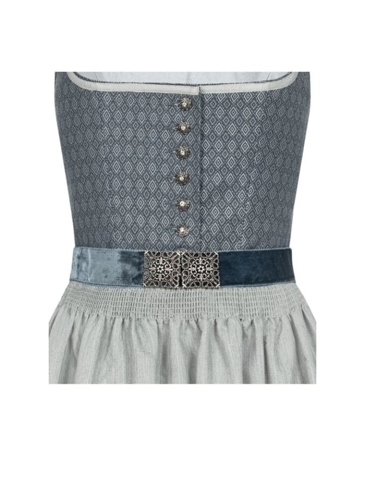 Nübler Midi Dirndl Edda in Blau günstig kaufen