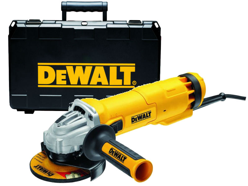 Polizor unghiular DeWalt DWE4237K-QS 125 mm 1400 W cu protecție la repornire