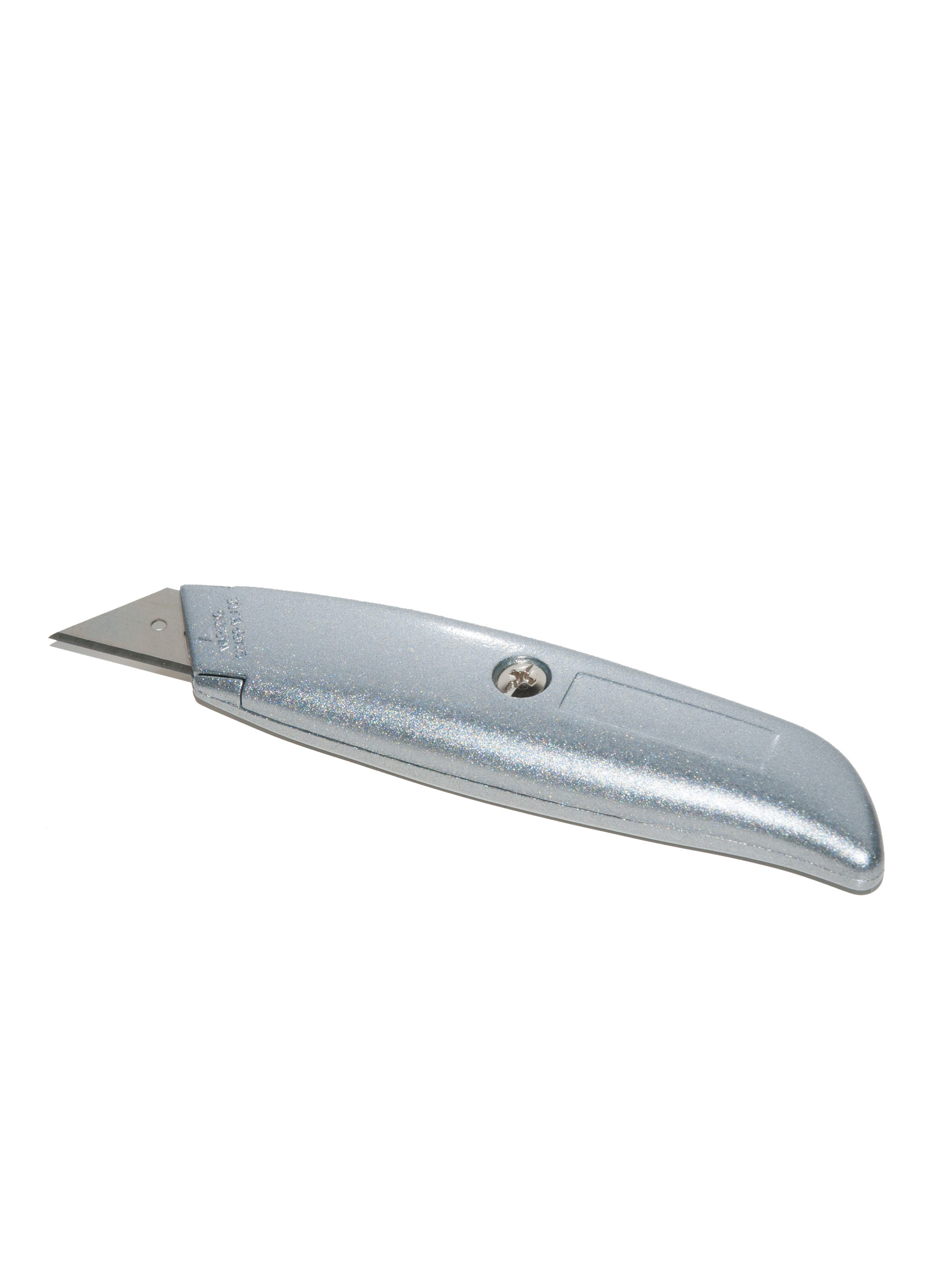 Universalmesser m. einziehb. Klinge Verlegezubehör, Silber