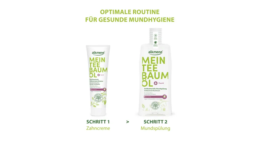 alkmene Mein Teebaumöl Antibakterielle Mundspülung 500 ml