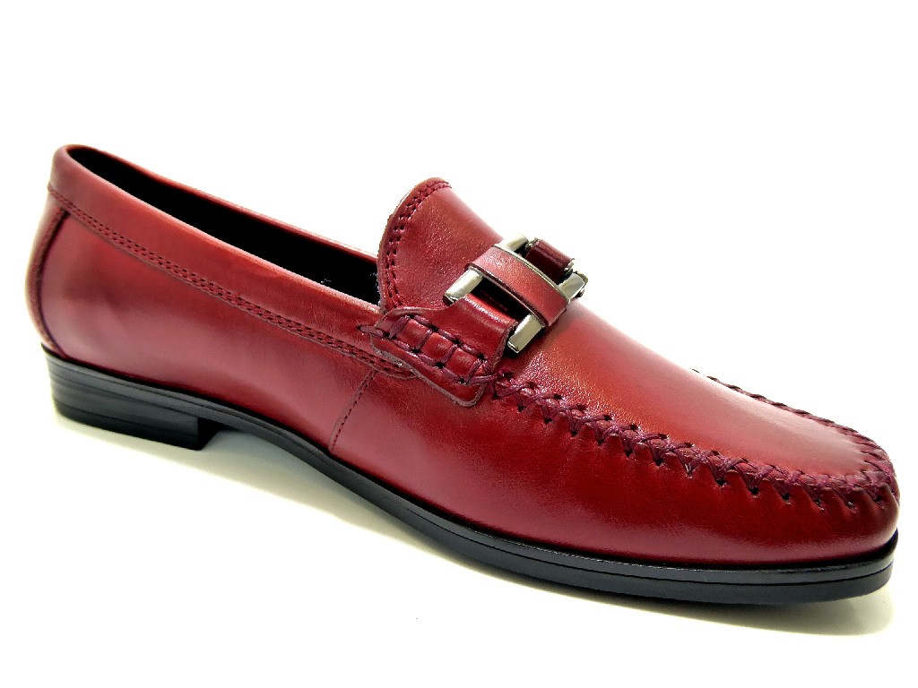 SIOUX Klassische Slipper rot