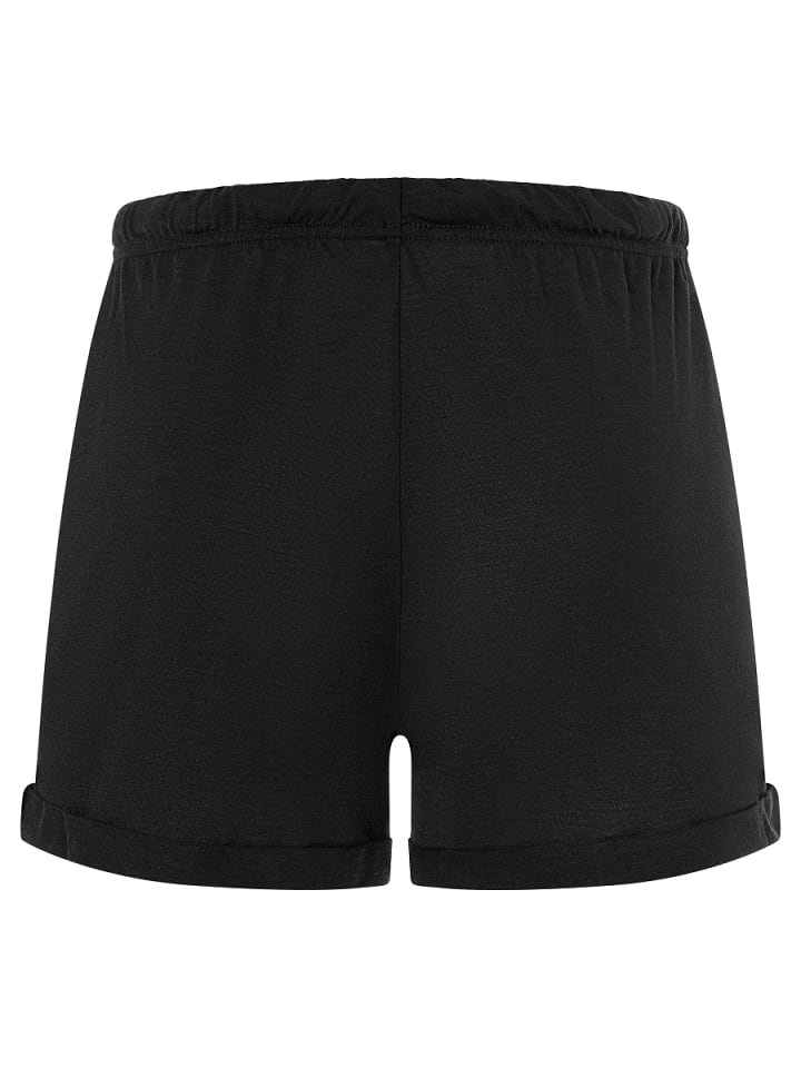 super.natural Merino Shorts W WIDE SHORTS in schwarz günstig kaufen